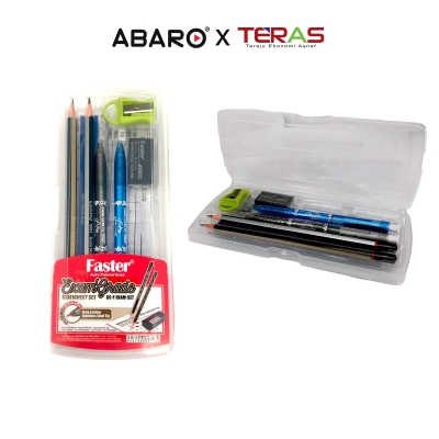 ABARO x TERAS GS-F-EXAM-SET Stationery Pencil Set -M Exam Set with Smooth Ball (1SET) ABARO x TERAS GS-F-EXAM-SET Stationery Pencil Set -M Exam Set with Smooth Ball (1SET)